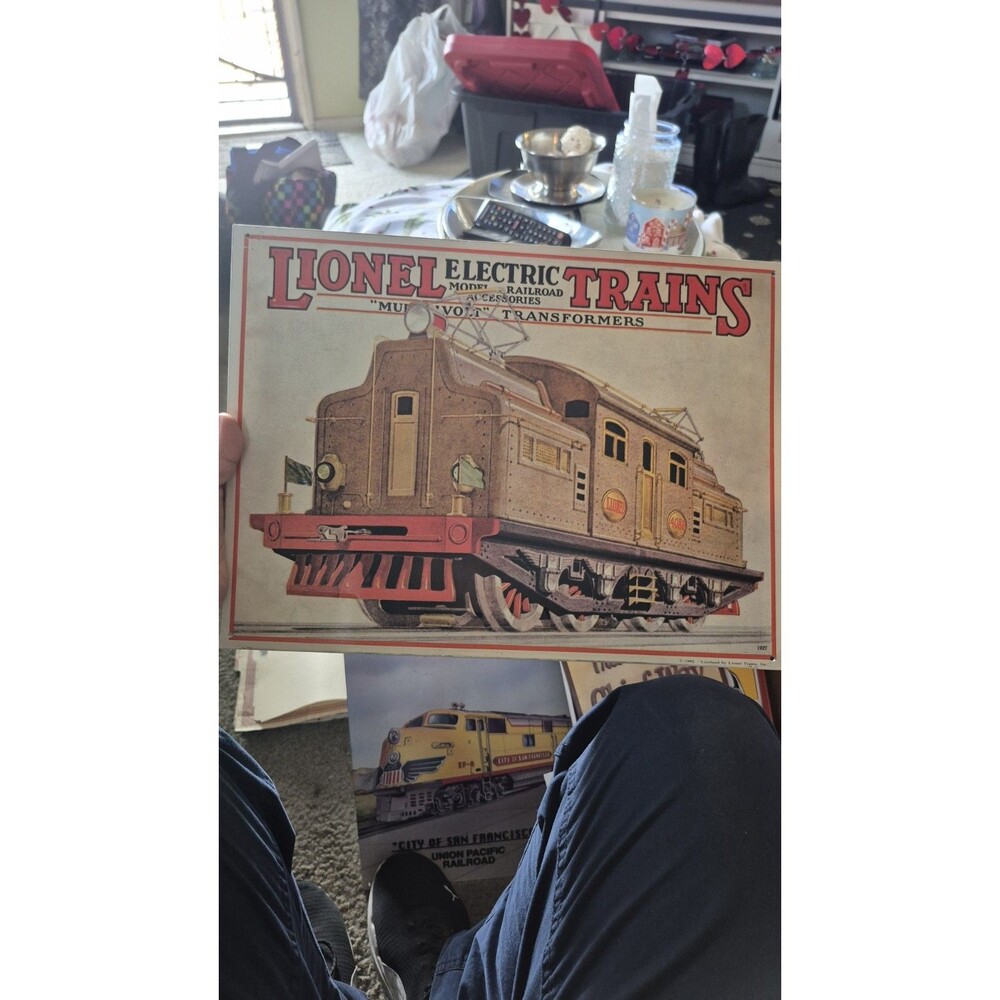 Metal Sign, Lionel Electric Trains “Multi Volt” Transformers 16 by 12 inches